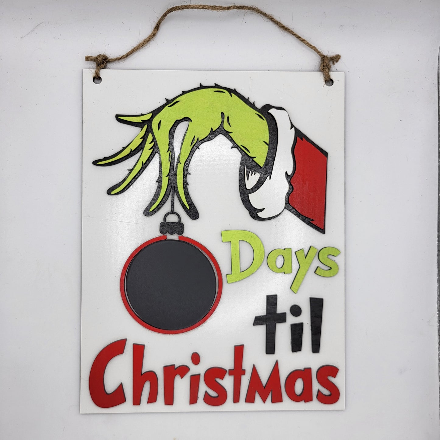 Grinch Days Til Christmas Countdown