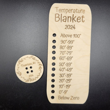 Temperature Blanket Color Chart