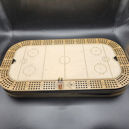 Ice Hockey Cribbage Board