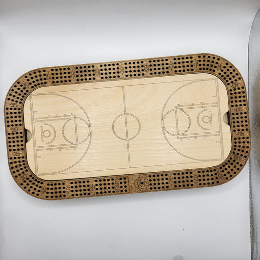 Basketball Court Cribbage Board