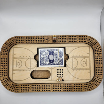 Basketball Court Cribbage Board2