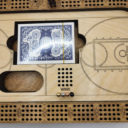 Basketball Court Cribbage Board2