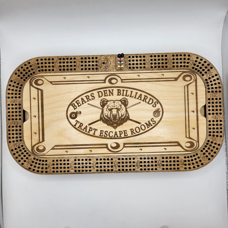 Pool Cribbage Board