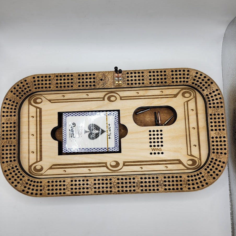 Pool Cribbage Board