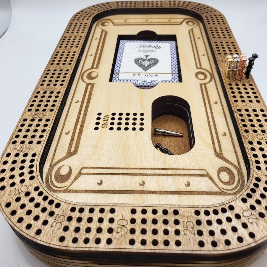 Pool Cribbage Board