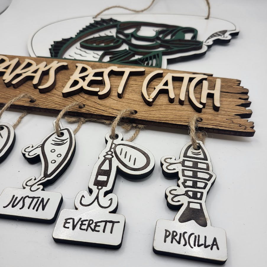 Best Catch Fishing Sign – WillowberryWorkshop