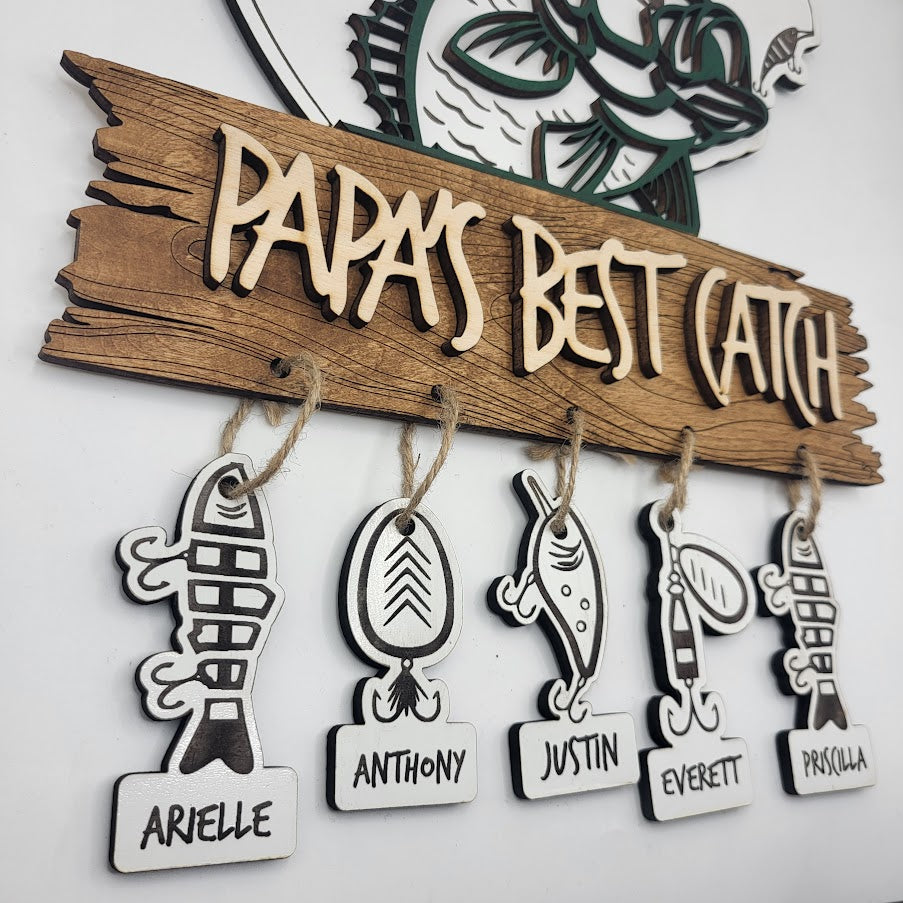 Best Catch Fishing Sign – WillowberryWorkshop