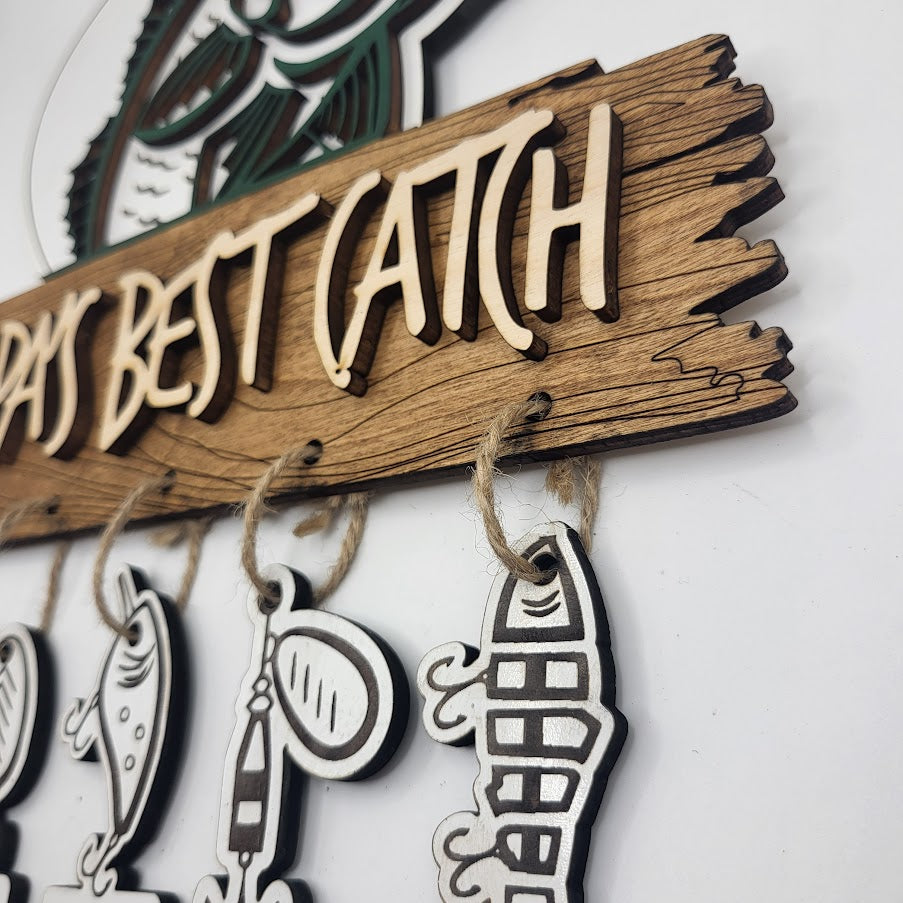 Best Catch Fishing Sign – WillowberryWorkshop