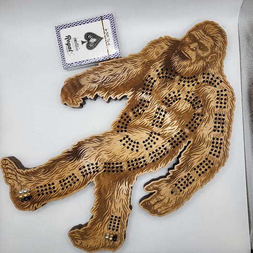 Bigfoot Cribbage Board