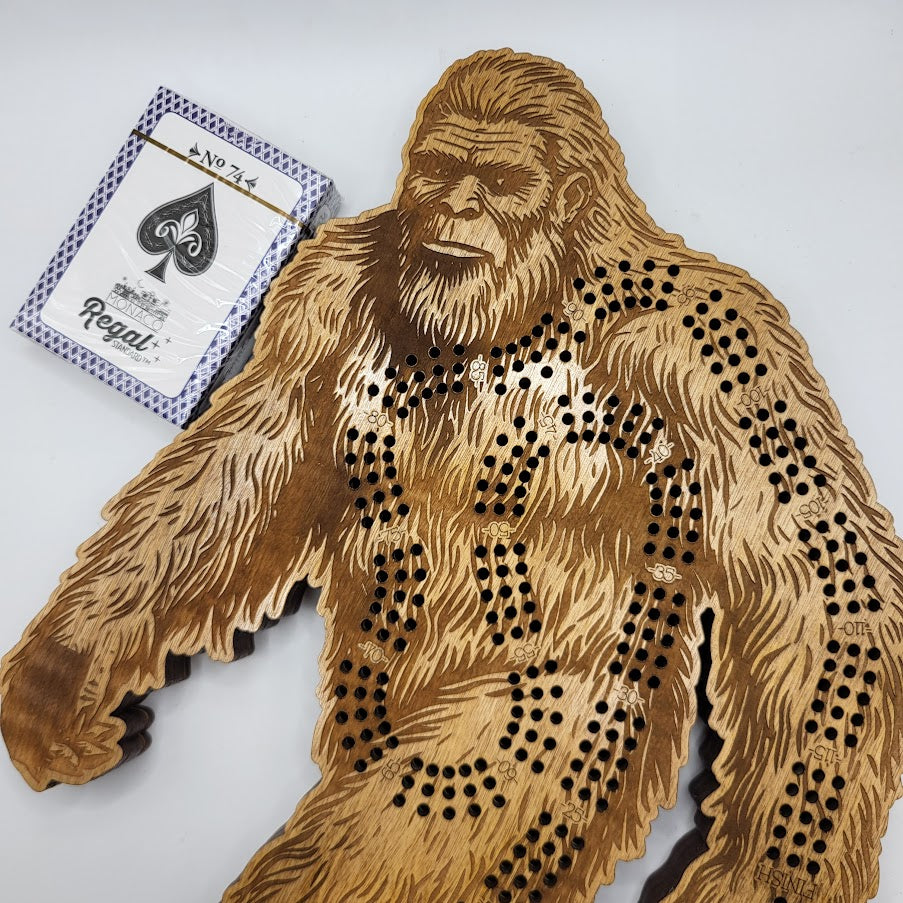 Bigfoot Cribbage Board