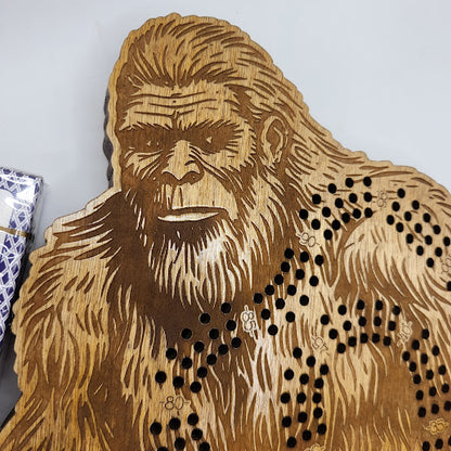 Bigfoot Cribbage Board