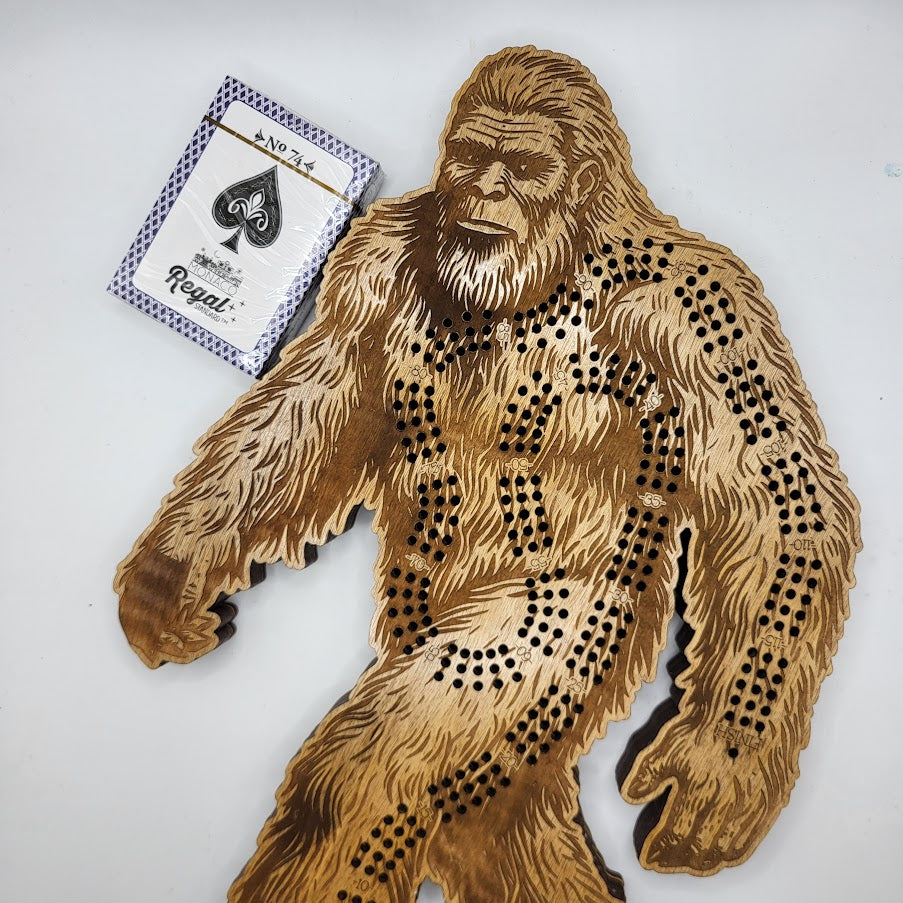 Bigfoot Cribbage Board