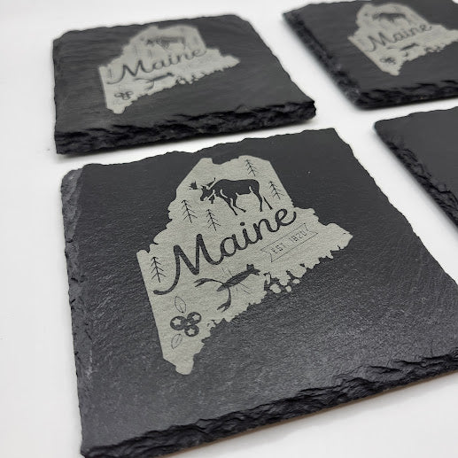 Maine Design Coaster 4 Pack