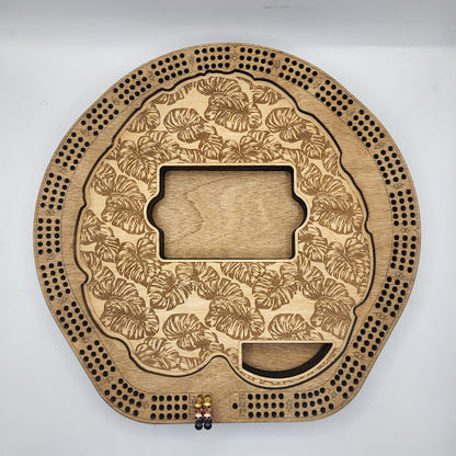 Monstera Leaf Cribbage