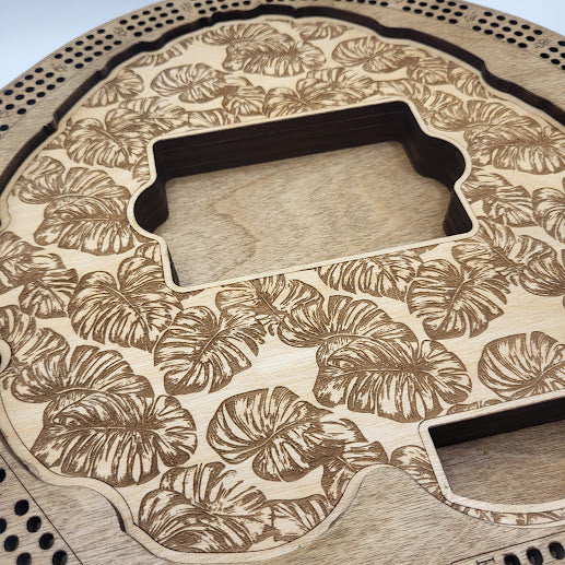 Monstera Leaf Cribbage