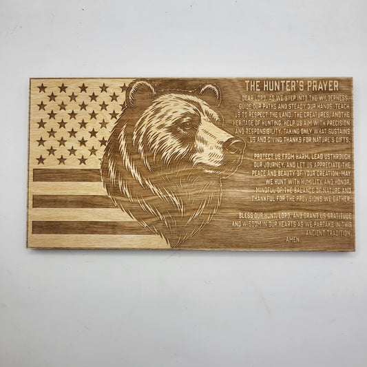 Bear Hunters Prayer Sign 2
