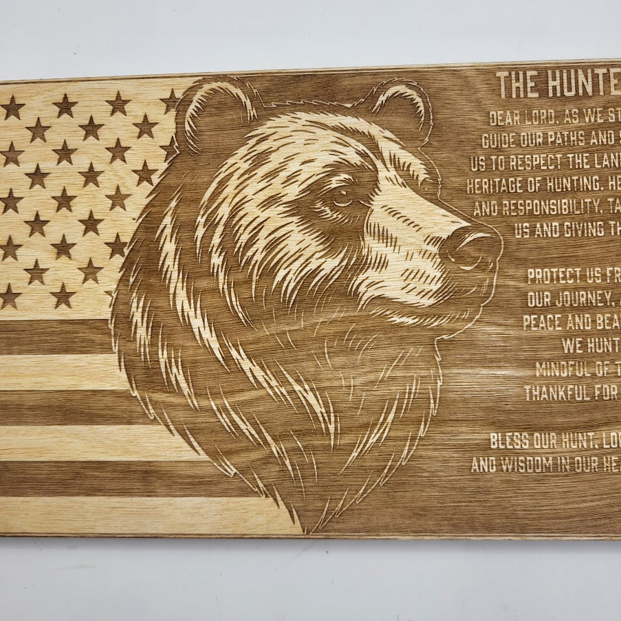Bear Hunters Prayer Sign 2