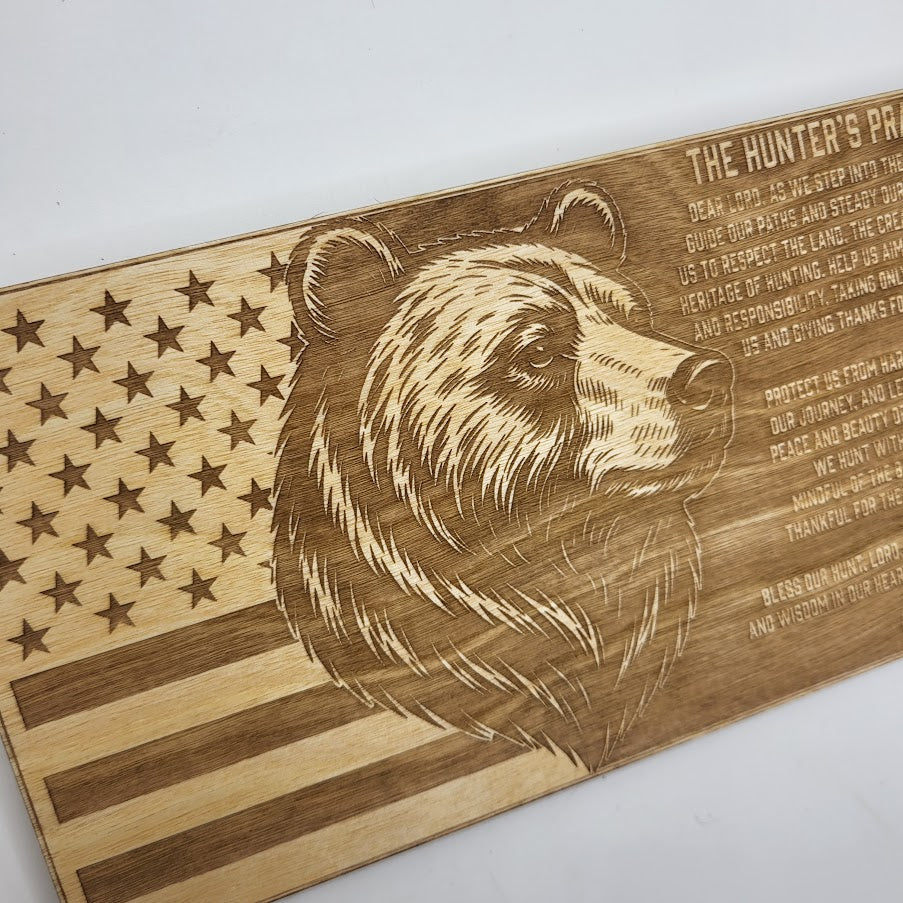 Bear Hunters Prayer Sign 2