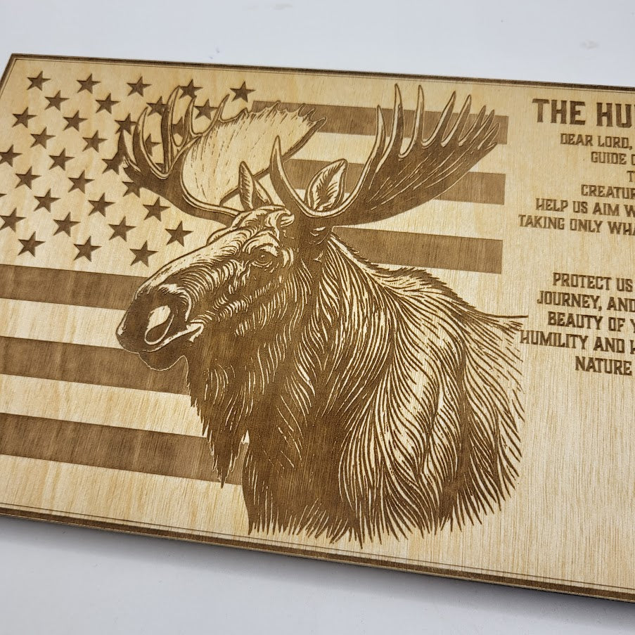 Moose Hunters Prayer Sign