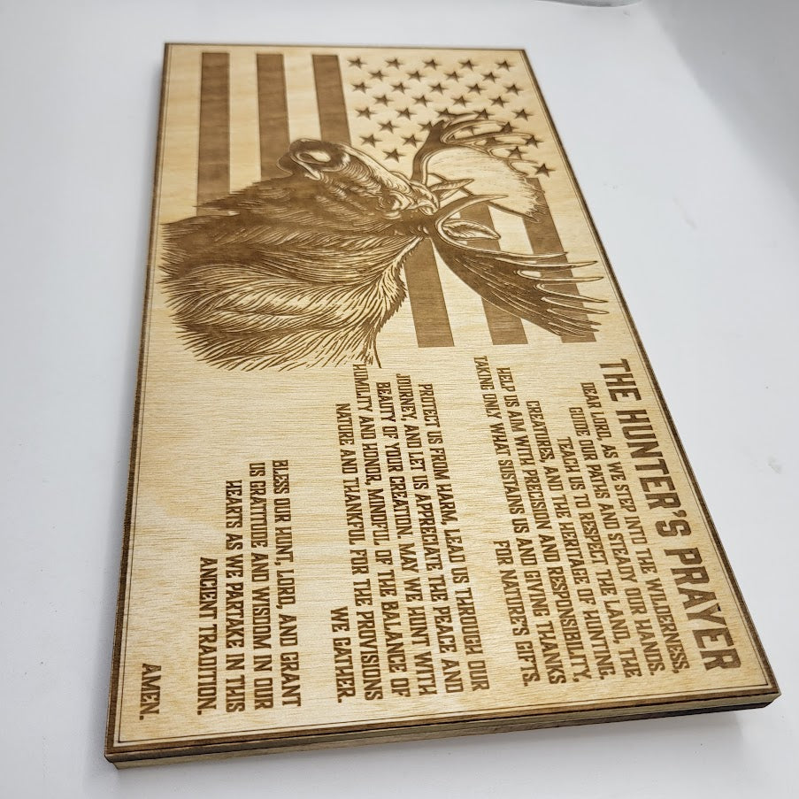 Moose Hunters Prayer Sign
