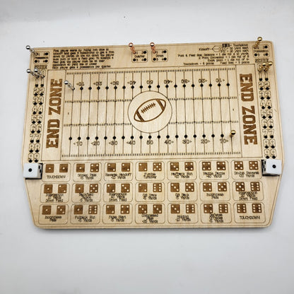 Dice Football Wooden Game