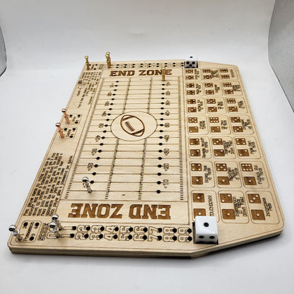 Dice Football Wooden Game