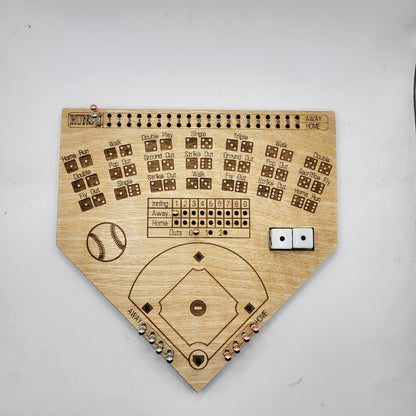 Dice Baseball Wooden Game
