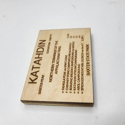 Mount Katahdin Sign Replica Magnet