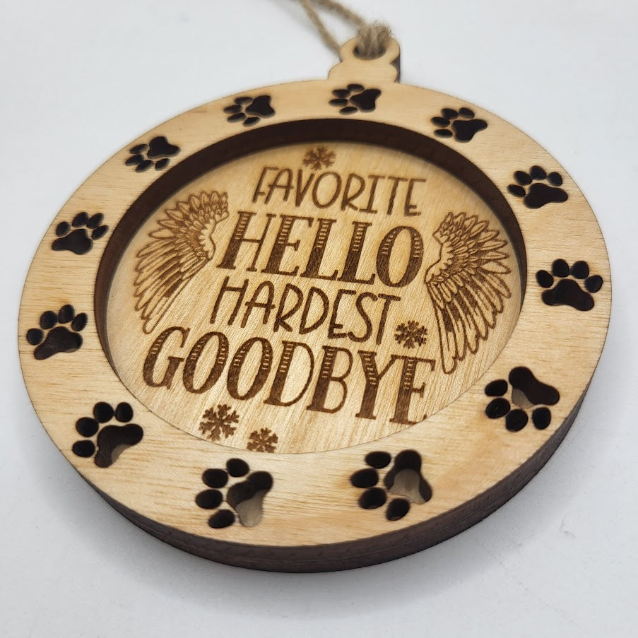 Dog Memorial Ornament