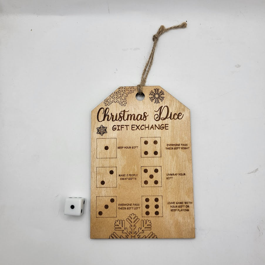 Christmas Dice Ornament