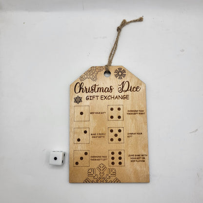 Christmas Dice Ornament
