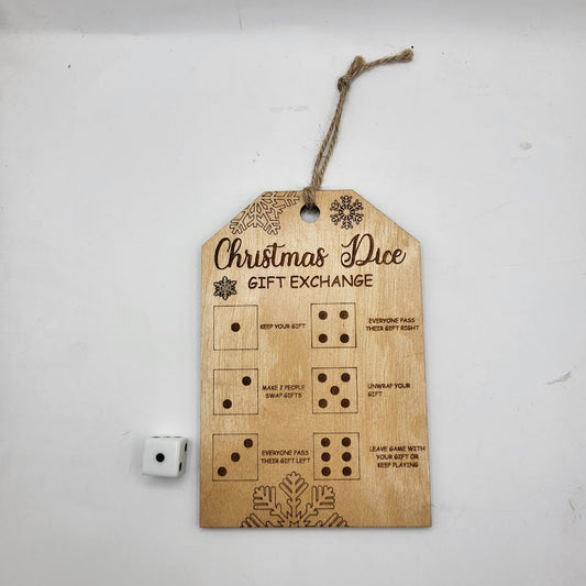 Christmas Dice Ornament