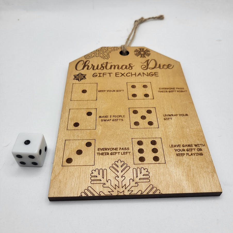 Christmas Dice Ornament