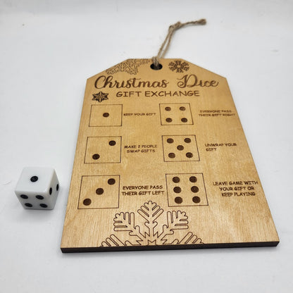 Christmas Dice Ornament