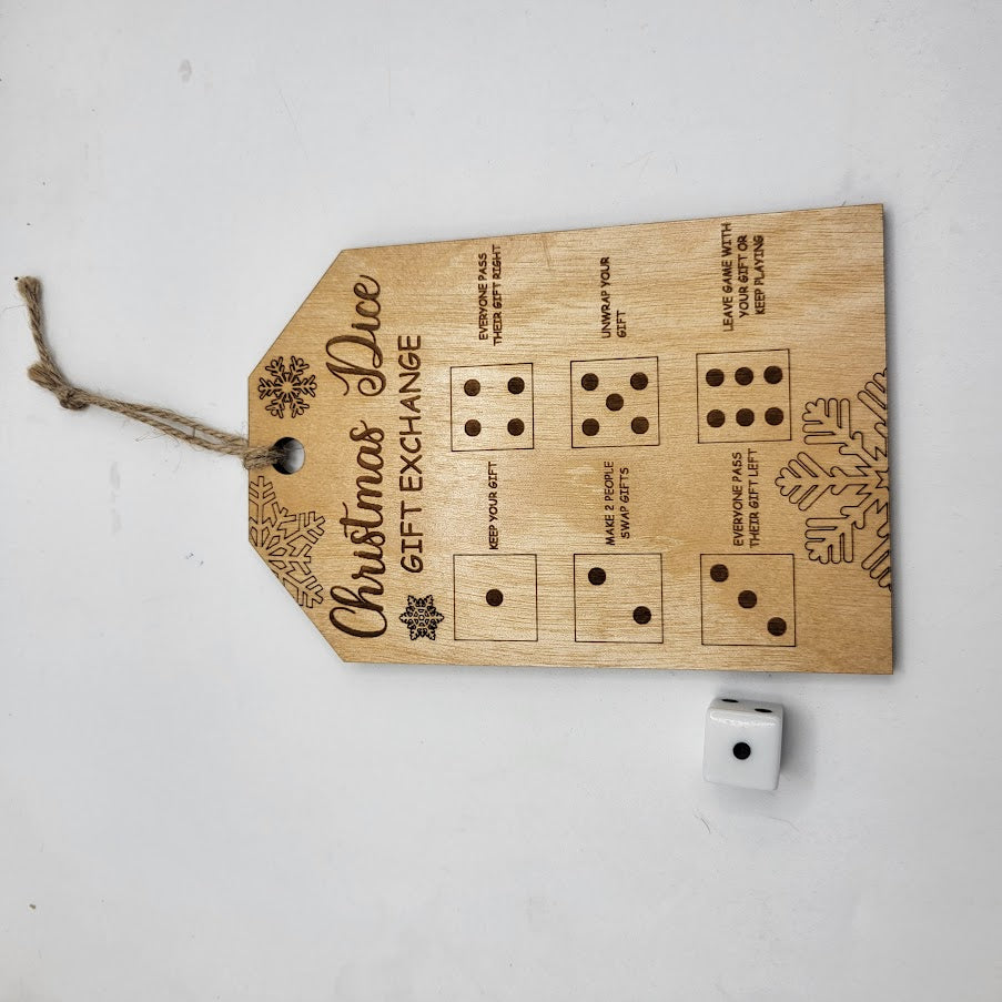 Christmas Dice Ornament
