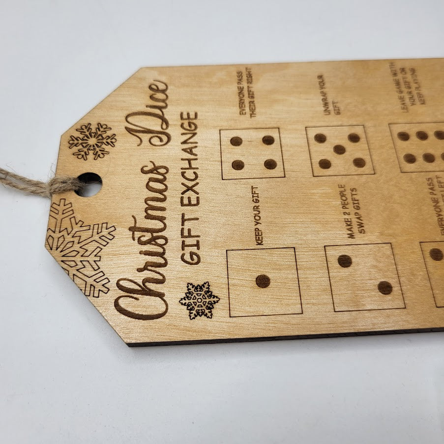 Christmas Dice Ornament