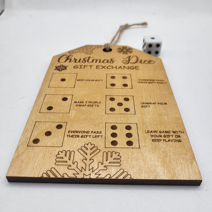 Christmas Dice Ornament