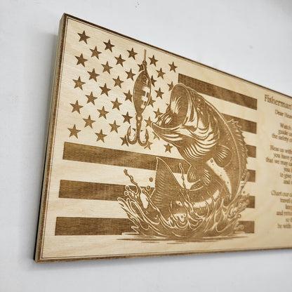 Fisherman's Prayer Sign - Bass