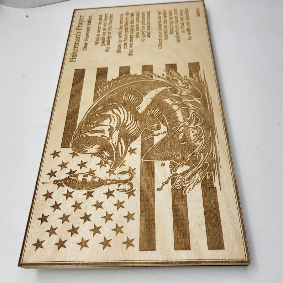Fisherman's Prayer Sign - Bass