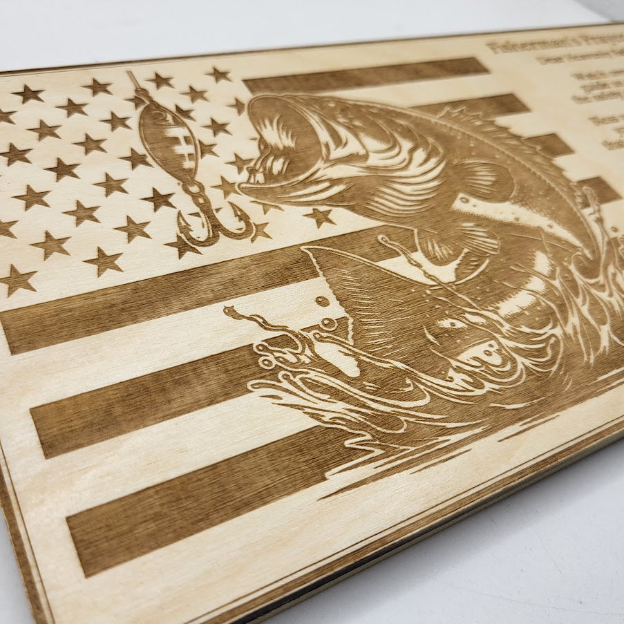 Fisherman's Prayer Sign - Bass