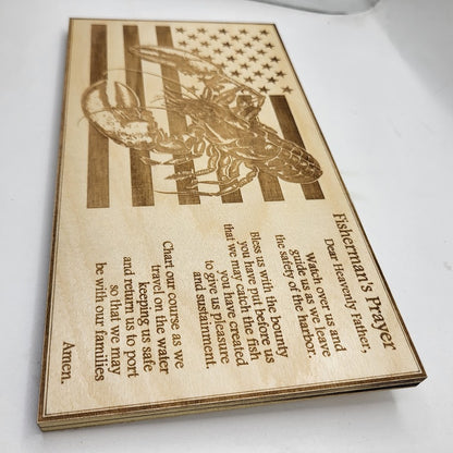 Fisherman's Prayer Sign - Lobster