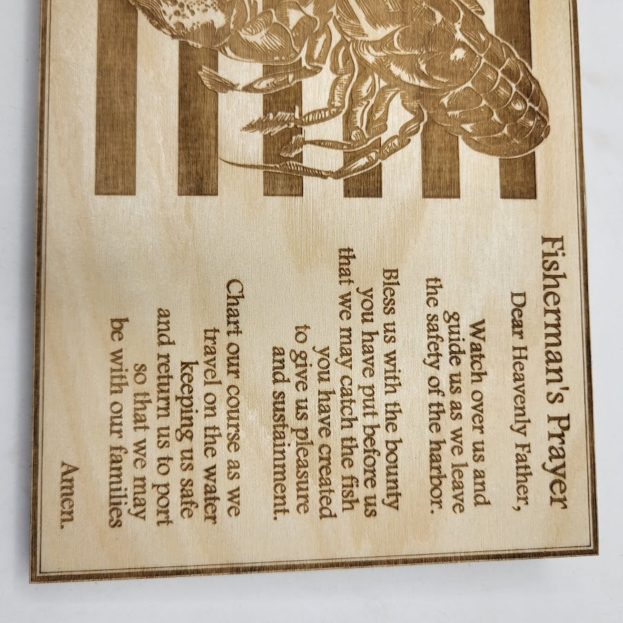 Fisherman's Prayer Sign - Lobster