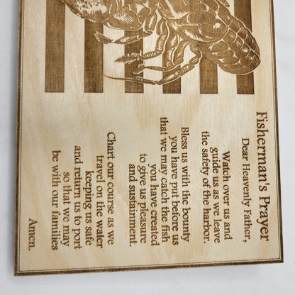 Fisherman's Prayer Sign - Lobster