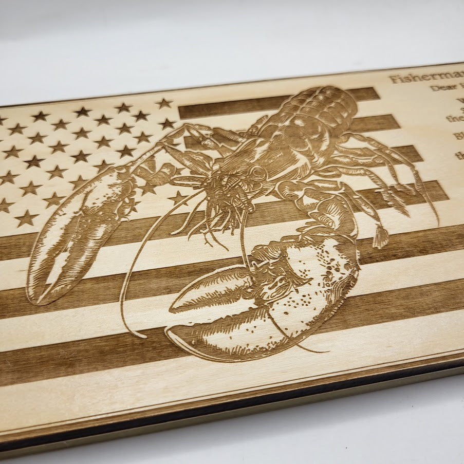 Fisherman's Prayer Sign - Lobster