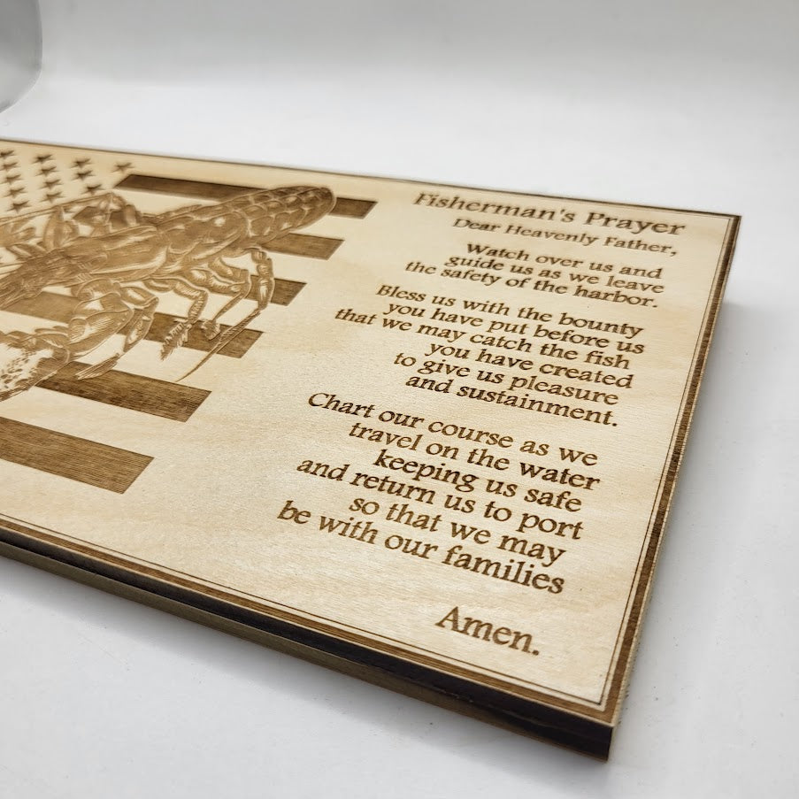 Fisherman's Prayer Sign - Lobster