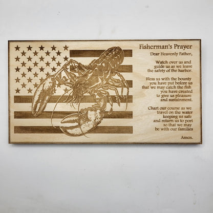Fisherman's Prayer Sign - Lobster