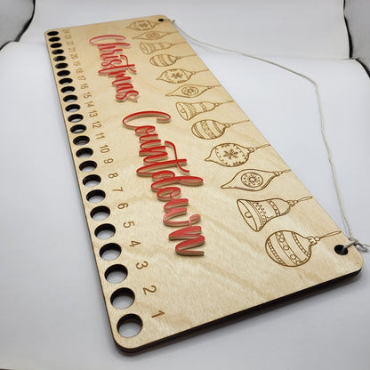 Candy Cane Countdown - Hanging Ornaments