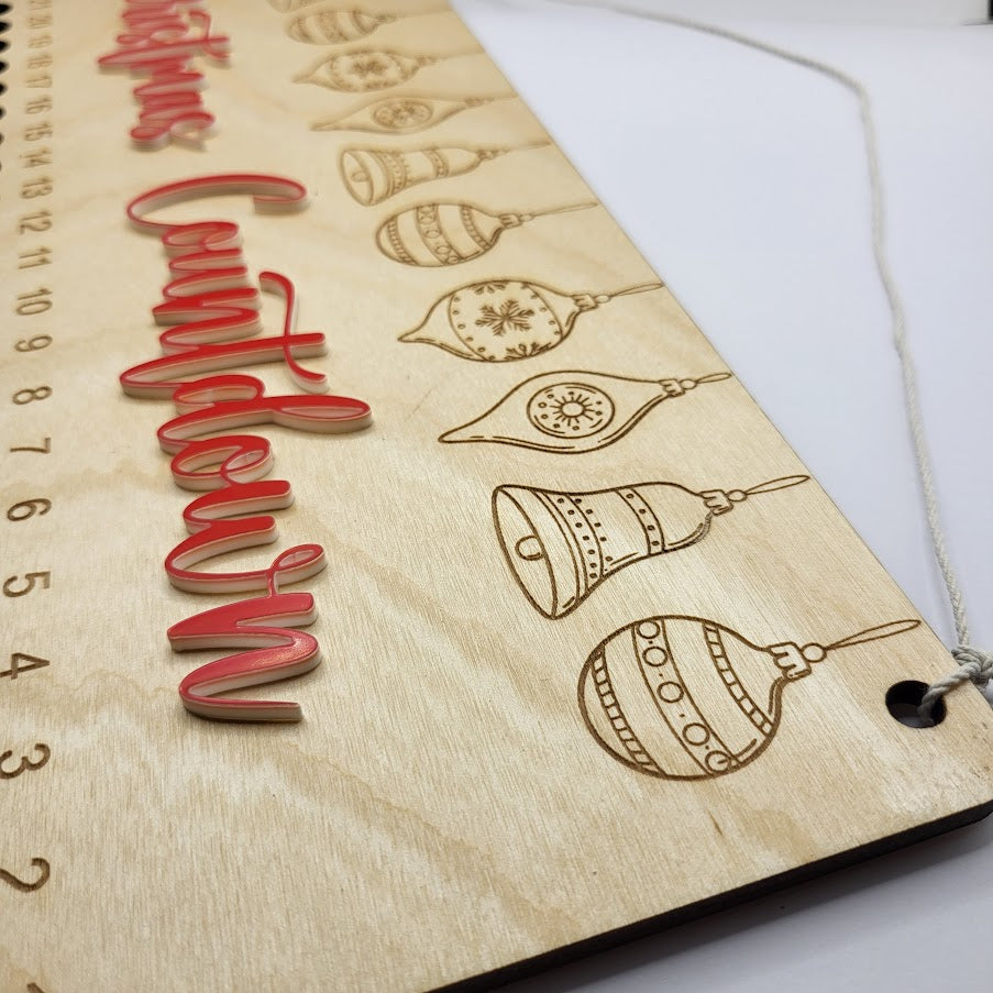 Candy Cane Countdown - Hanging Ornaments