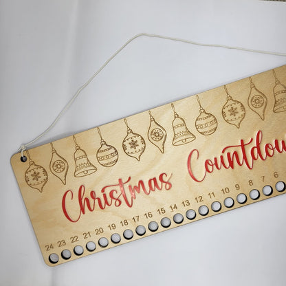 Candy Cane Countdown - Hanging Ornaments