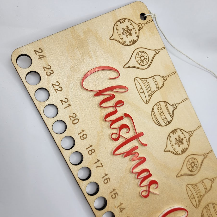 Candy Cane Countdown - Hanging Ornaments